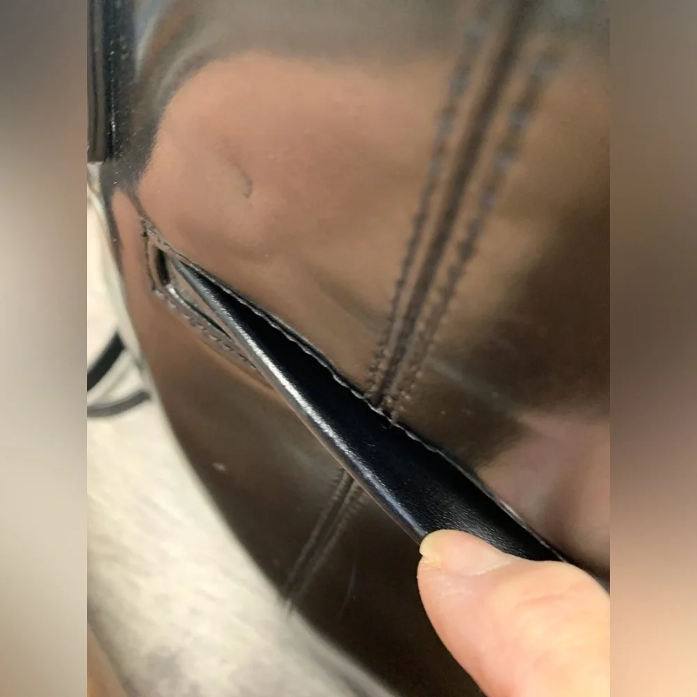 Franklin Convey Black Leather Co-Ed briefcase